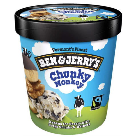 Ben & Jerry's Chunky Monkey Ice Cream 16 oz