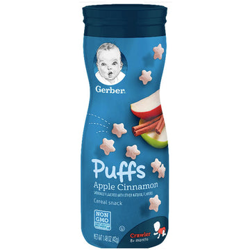 Gerber Puffs Apple Cinnamon, 1.48 oz
