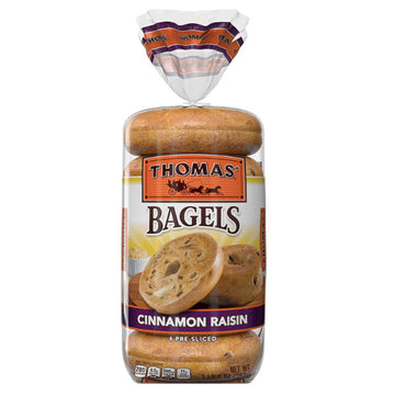 Thomas Bagels, Cinnamon Raisin - 6 Ct