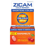 Zicam Rapidmelts Quick Dissolve Tablets Cherry Flavor, Cold Remedy, 25 Ct