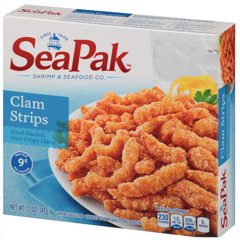 SeaPak Clam Strips, 12 oz - Water Butlers