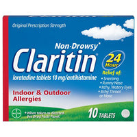 Claritin 24 Hour Allergy Medicine, Antihistamine Tablets, 10 Count