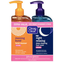 Clean & Clear Value Pack Day & Night Face Wash, Oil-Free & Hypoallergenic - Water Butlers