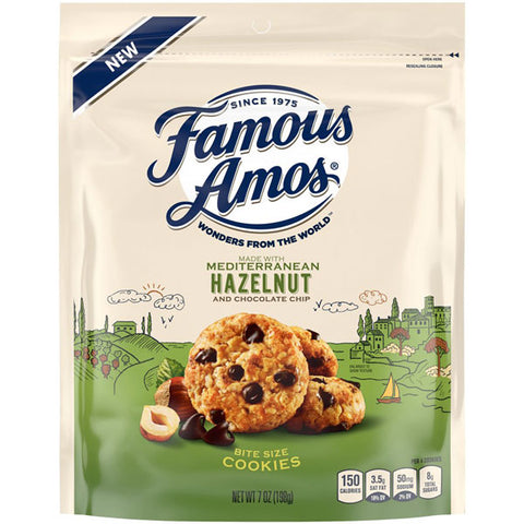 Famous Amos Mediterranean Hazelnut Cookies, 7 Oz