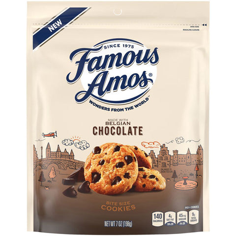 Famous Amos Belgian Chocolate Chip Cookies, 7 Oz