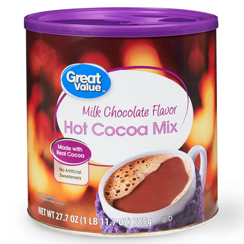 Great Value Milk Chocolate Hot Cocoa Mix, 27.7 oz