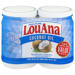 LouAna 100% Pure Coconut Oil, 30 oz (2 Pack) - Water Butlers