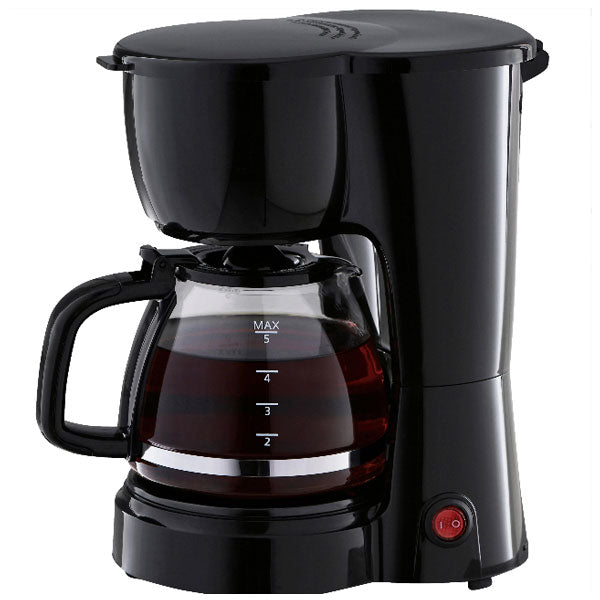 5-Cup Coffee Maker, Grab-A-Cup Auto Pause, Black