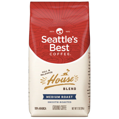 Seattle's Best Coffee House Blend, Medium Roast, Ground Coffee, 12 oz