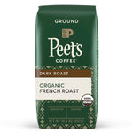 Peet's Coffee Organic French Roast, Dark Roast Ground Coffee, 10.5 oz