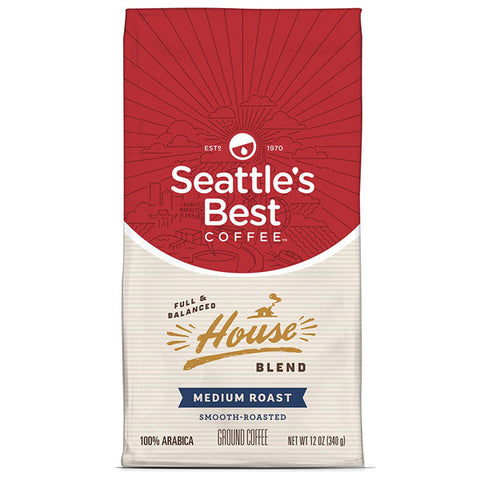 Seattle's Best Coffee Breakfast Blend, Medium Roast, Ground Coffee, 12 oz