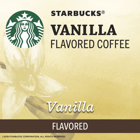 Starbucks Vanilla Light Roast, Keurig K Cup Coffee Pods, 22 Count