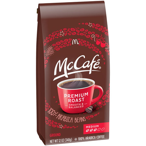 McCafe Premium Roast Medium Ground Coffee, 12 oz