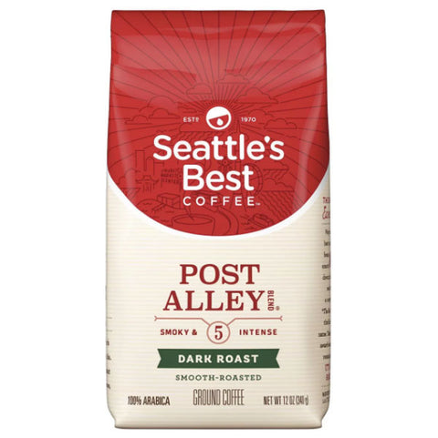 Seattle's Best Coffee Post Alley Blend Dark Roast Ground Coffee, 12 oz