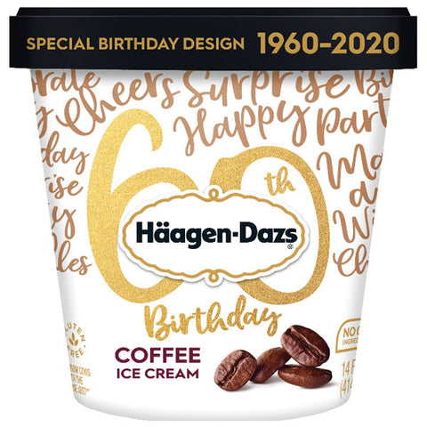 Haagen Dazs Ice Cream, Coffee, 14 fl. oz. Cup