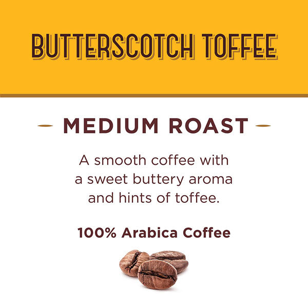 Don Francisco's 100% Arabica Butterscotch Toffee Ground Coffee, 12 oz