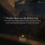 Peet's Decaf Major Dickason's Blend Dark Roast Ground Coffee, 10.5 oz