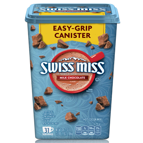 Swiss Miss Classics Milk Chocolate Hot Cocoa Mix Canister, 38.27 Oz