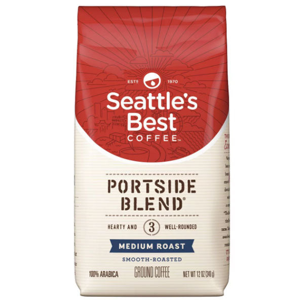 Seattle's Best Coffee Portside Blend Medium Roast Ground Coffee, 12 oz