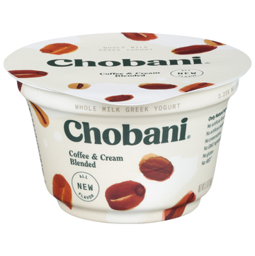 Chobani Greek Yogurt, Coffee & Cream, 5.3oz
