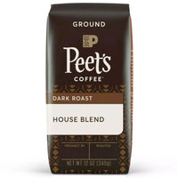 Peet's House Blend Dark Roast Ground Coffee, 12 oz