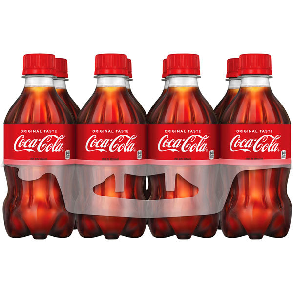 Coca-Cola Soda Soft Drink Coke, 12 fl oz, 8 Pack – Water Butlers