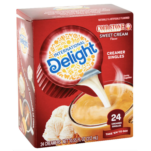 International Delight Cold Stone Sweet Cream Coffee Creamers, 24 Count - Water Butlers