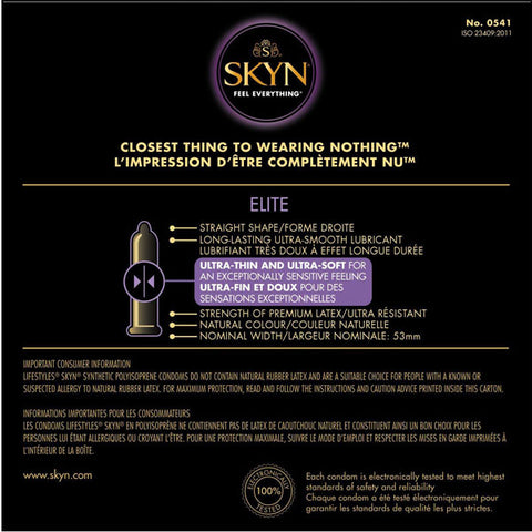 SKYN Elite LifeStyles Condoms, 36 Count