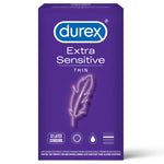 Durex Extra Sensitive Condoms, Ultra Thin, 12 Count