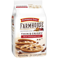 Pepperidge Farm Farmhouse Thin & Crispy Milk Chocolate Chip Cookies, 6.9 oz.