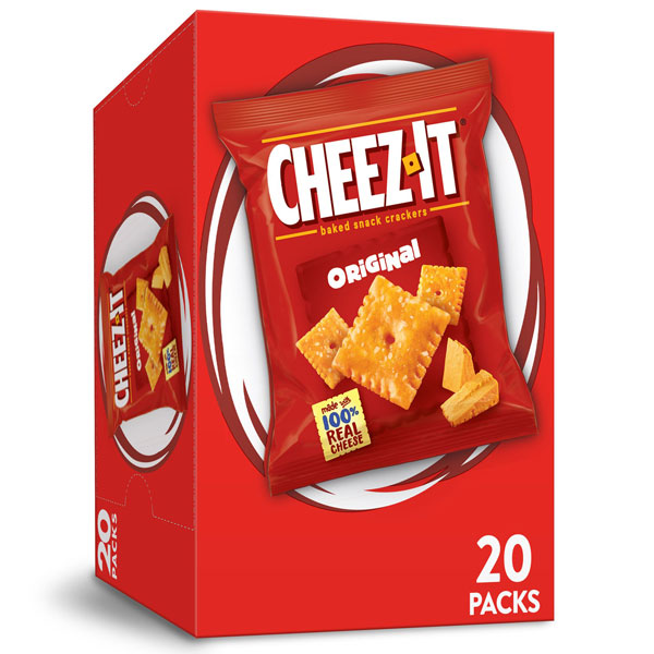 Cheez-It Cheese Crackers, Baked Snack Crackers, Original, 20 oz, 20 Count