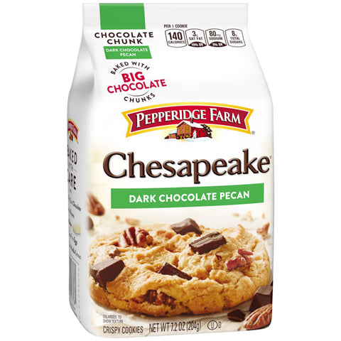 Pepperidge Farm Crispy Chesapeake Dark Chocolate Pecan Cookies, 7.2 oz.