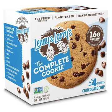 Lenny & Larry's The Complete Cookie, Chocolate Chip, 16g Protein, 4 Count