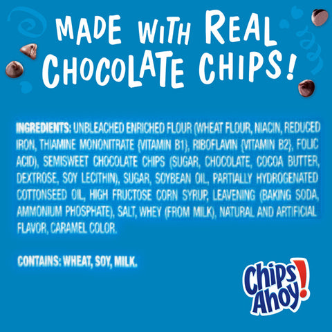 Chips Ahoy! Original Chocolate Chip Cookies, Family Size, 18.2 oz