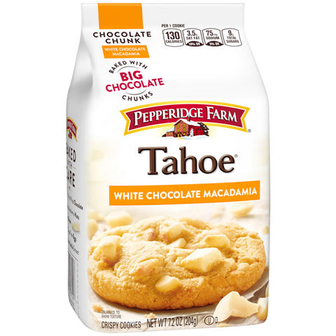 Pepperidge Farm Tahoe Crispy White Chocolate Macadamia Cookies, 7.2 oz.