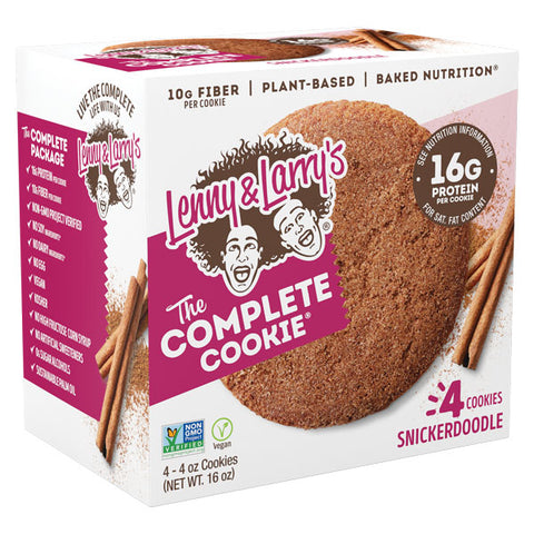 Lenny & Larry's The Complete Cookie, Snickerdoodle, 16g Protein, 4 Ct