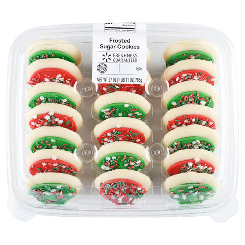 Freshness Guaranteed Frosted Sugar Holiday Cookies, 27 oz, 18 Count