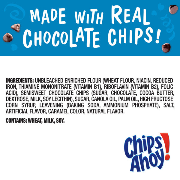 Delicious Party Size CHIPS AHOY! Chocolate Chip Cookies, 25.3 oz
