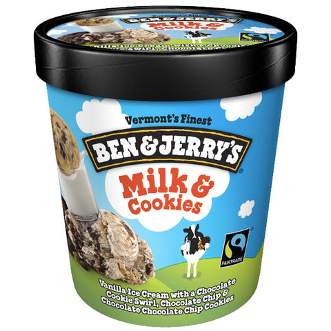 Ben & Jerry's Milk and Cookies Ice Cream 16 oz