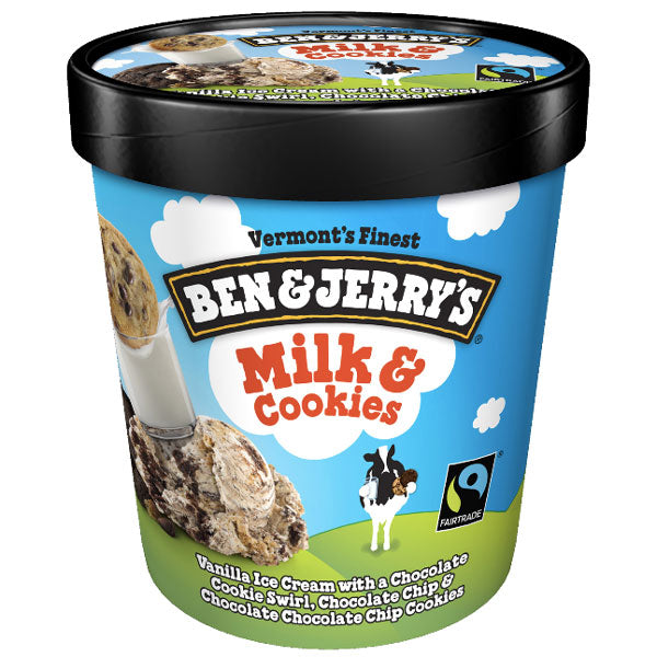 Ben & Jerry's Milk and Cookies Ice Cream 16 oz