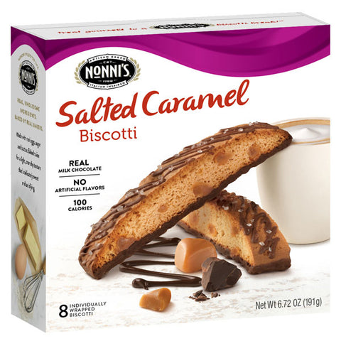 Nonni's Salted Caramel Biscotti, 6.72 Oz., 8 Count