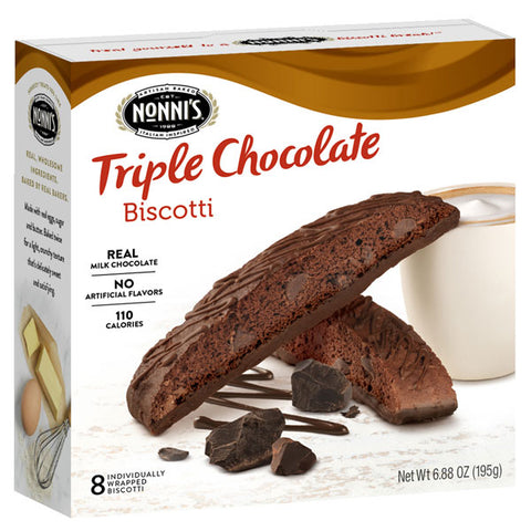 Nonni's Triple Chocolate Biscotti, 6.88 Oz., 8 Count