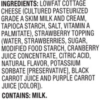Breakstone's Cottage Doubles Strawberry Cottage Cheese, 4.7 oz