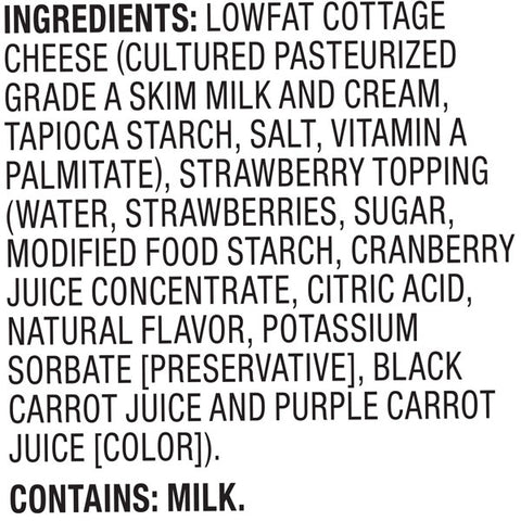Breakstone's Cottage Doubles Peach Cottage Cheese, 4.7 oz
