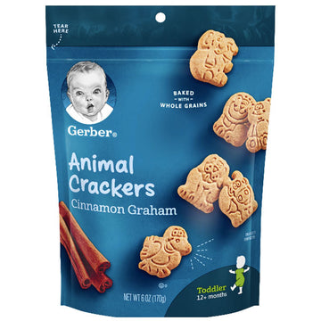 Gerber Cinnamon Graham Animal Crackers 6 oz