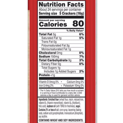 Kellogg's Town House Original Snack Crackers, 13.8 oz