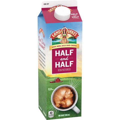 Land O Lakes Traditional Half & Half, 32 oz.