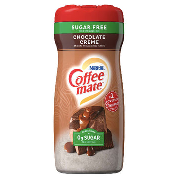 Nestle Coffee Mate Chocolate Creme Sugar Free Powder Coffee Creamer, 10.2 oz