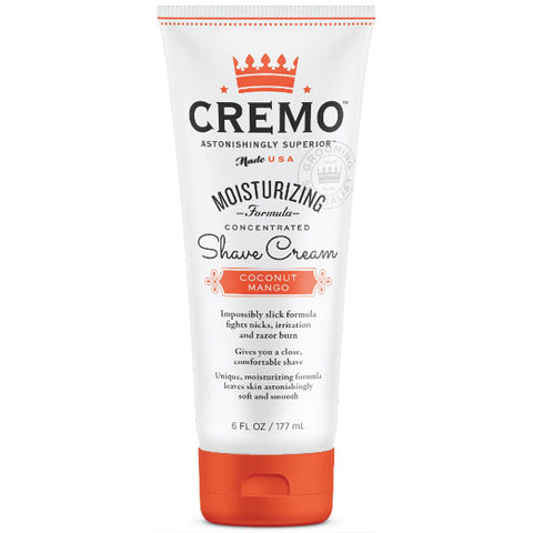 Cremo Shaving Cream, Coconut Mango, 6 fl oz