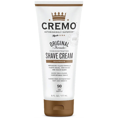 Cremo Shaving Cream, Bourbon Vanilla, 6 fl oz